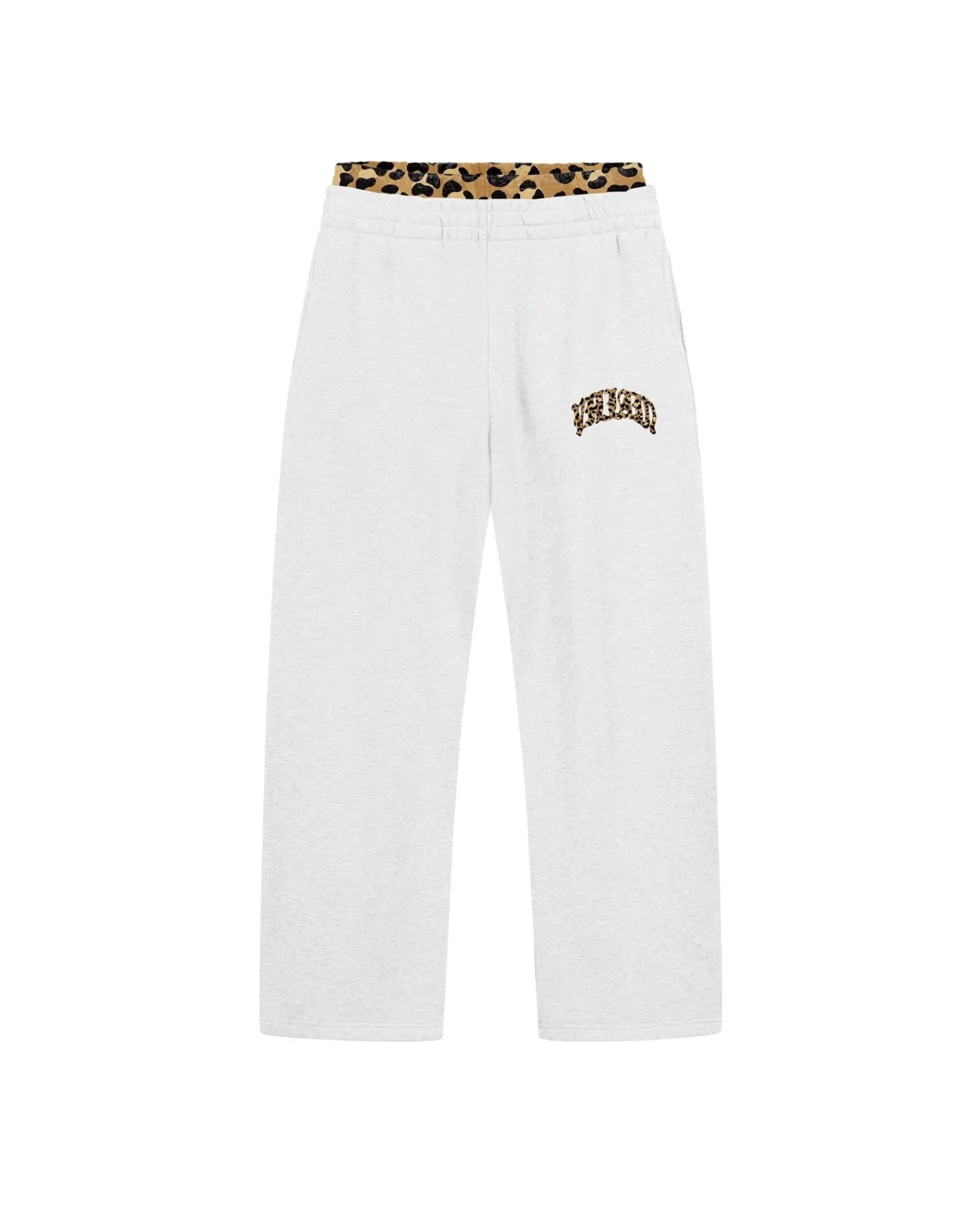 WHITE LEOPARD PANTS