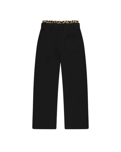 BLACK LEOPARD PANTS